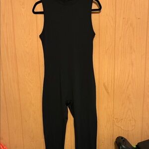 Black Sleeveless Jumpsuit